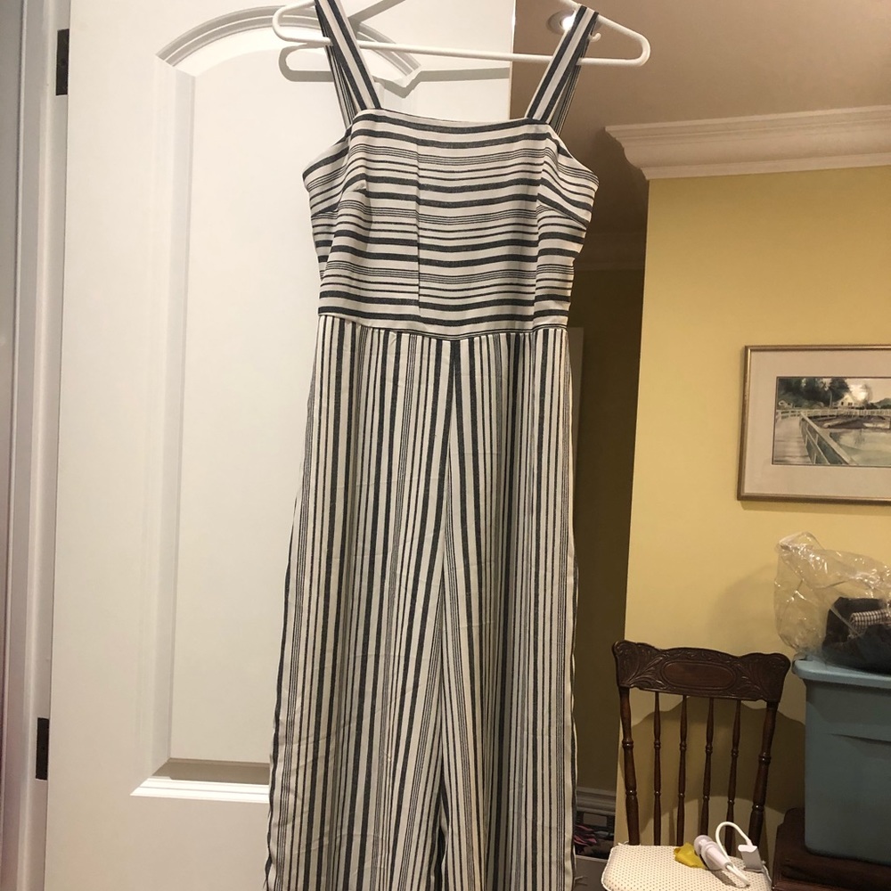 Striped jumpsuit